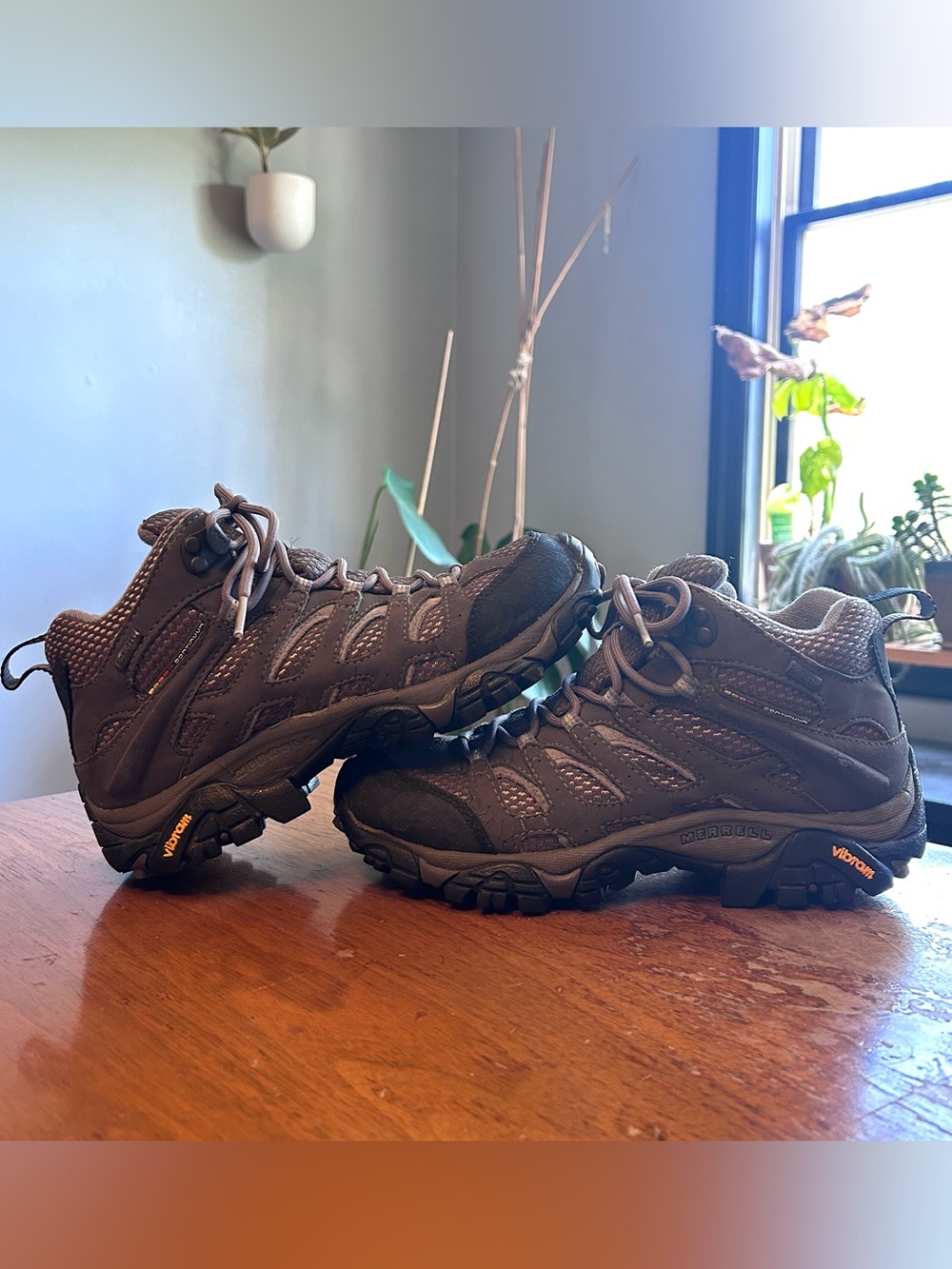 Merrell Moab 3 Mid Gore-Tex Waterproof Periwinkle Gray Hiking Boots Women’s 7